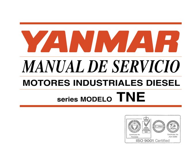 French Language - Yanmar Manual de Servico - TNE Series