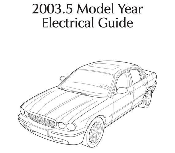 Jaguar XJ Range -2003.5 Model Year - Electrical Guide - Circuit Wiring Diagrams
