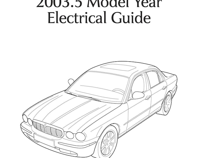 Jaguar XJ Range -2003.5 Model Year - Electrical Guide - Circuit Wiring Diagrams