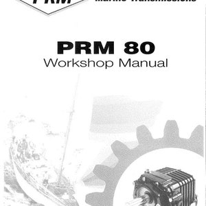 PRM - 80 PRM80 - Workshop Service Repair Manual