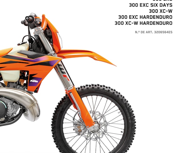 Spanish Language - KTM 2024 - 250 300 Exc Six Days Xc-w Hardenduro - Manual de Reparacion