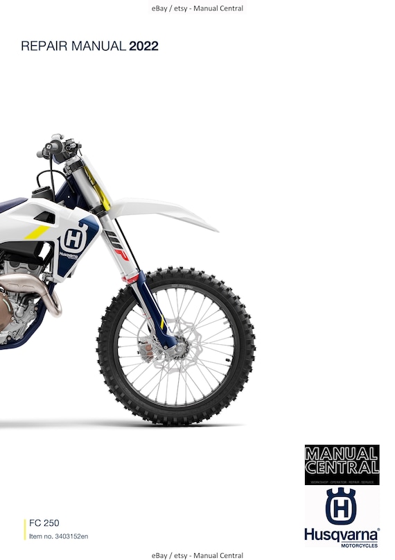 Husqvarna 2022 - FC 250 - Service Workshop Repair Manual