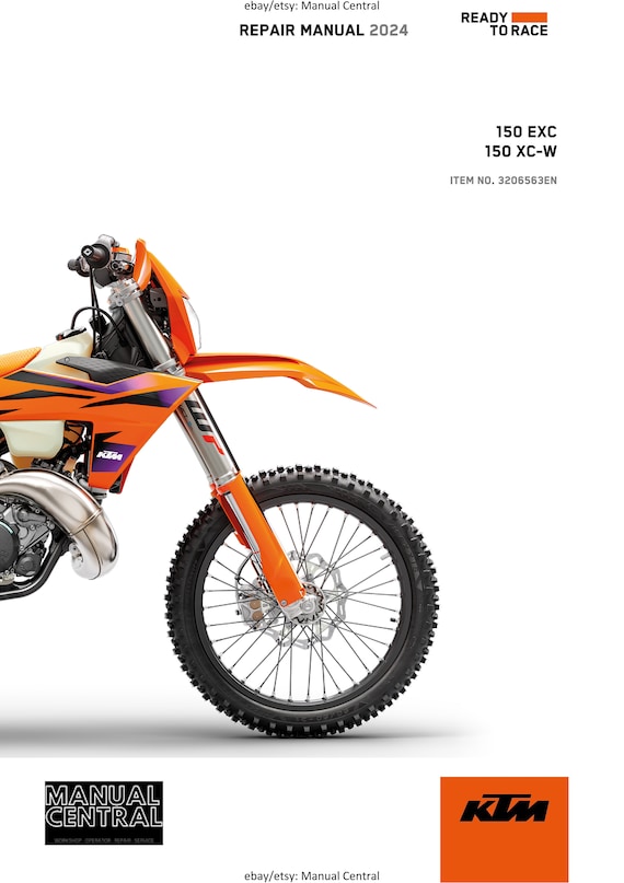 KTM 2024 - 150 Exc Xc-w - Service Workshop Repair Manual