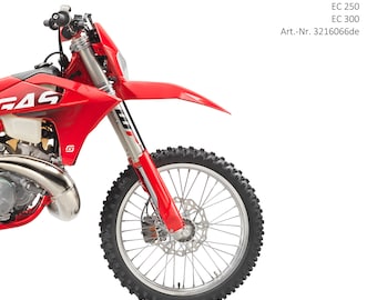 German Language - GASGAS 2024 - EC 250 300 - Reparaturanleitung - Service Workshop Repair Manual