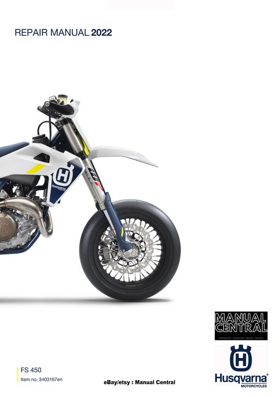 Husqvarna 2022 - FS 450 - Service Workshop Repair Manual