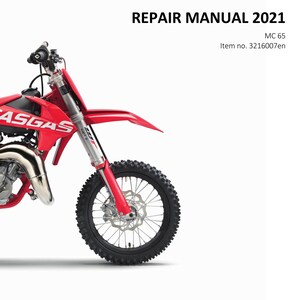 Gasgas 2021 - MC 65 - Werkstatt Service Reparaturanleitung
