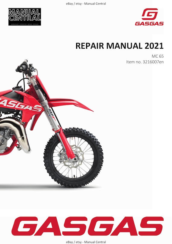 Gasgas 2021 - MC 65 - Workshop Service Repair Manual