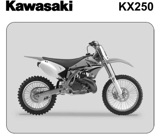 Kawasaki KX250 2005-2006 2007 2008 - Workshop Service Repair Manual