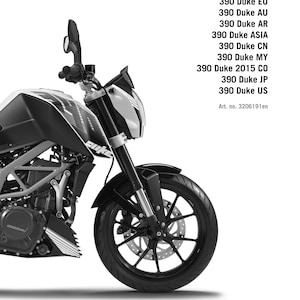 KTM 2014 - 390 DUKE - Service Workshop Repair Manual