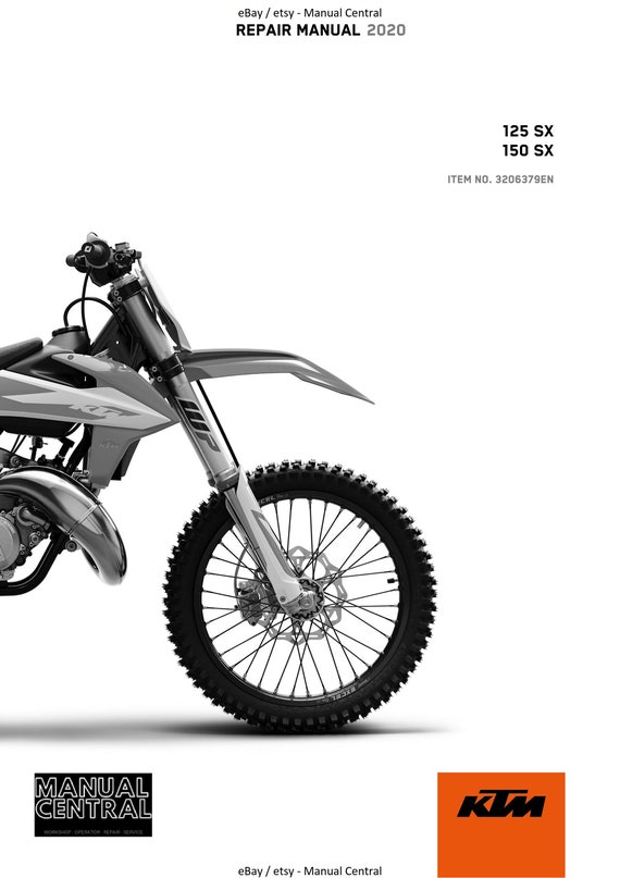 KTM 2020 - 125 150 SX - Service Workshop Repair Manual