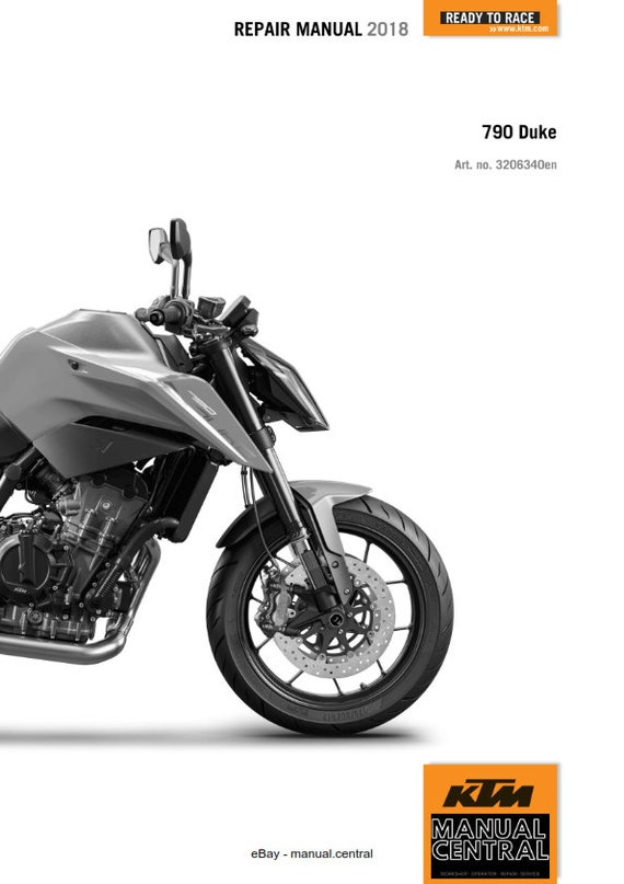 KTM 2018 - 790 Duke L - Service Workshop Repair Manual