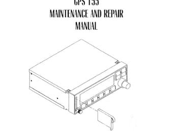 Garmin GPS 155 - Maintenance & Repair Manual