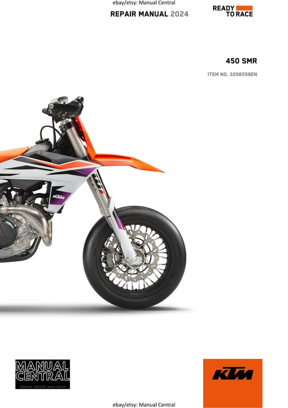 KTM 2024 - 450 SMR - Service Workshop Repair Manual