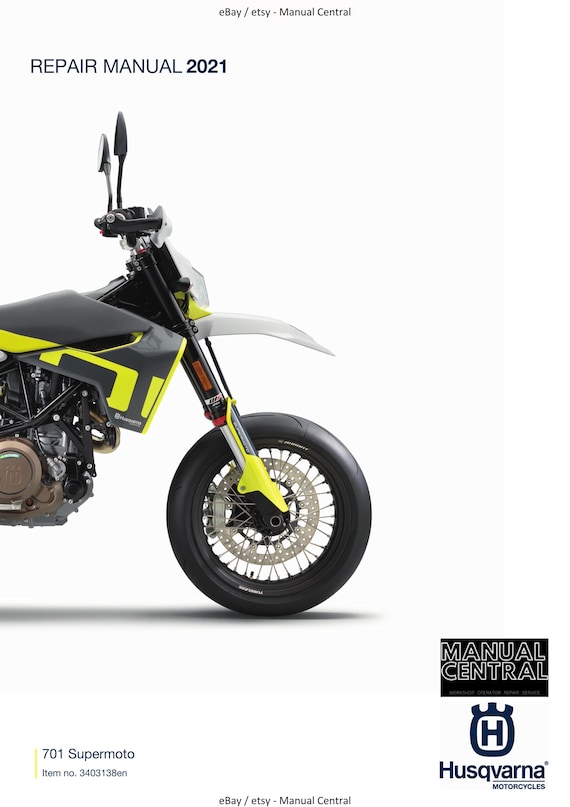 Husqvarna 2021 - 701 Supermoto US Edition - Workshop Service Repair Manual