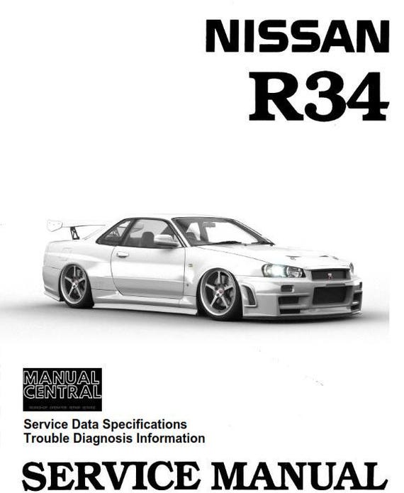 Nissan R34 - Service Data Specifications - Trouble Diagnosis Information - Manual
