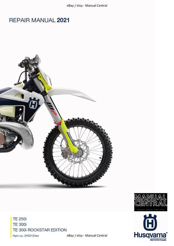 Husqvarna 2021 - TE 250i 300i Rockstar Edition - Workshop Service Repair Manual