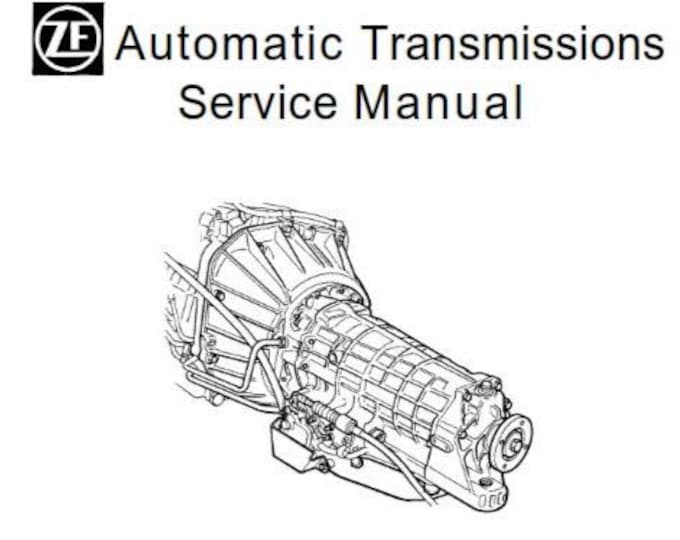 Jaguar ZF Automatic Transmissions 4 HP 22 24 - Workshop Service Repair Manual
