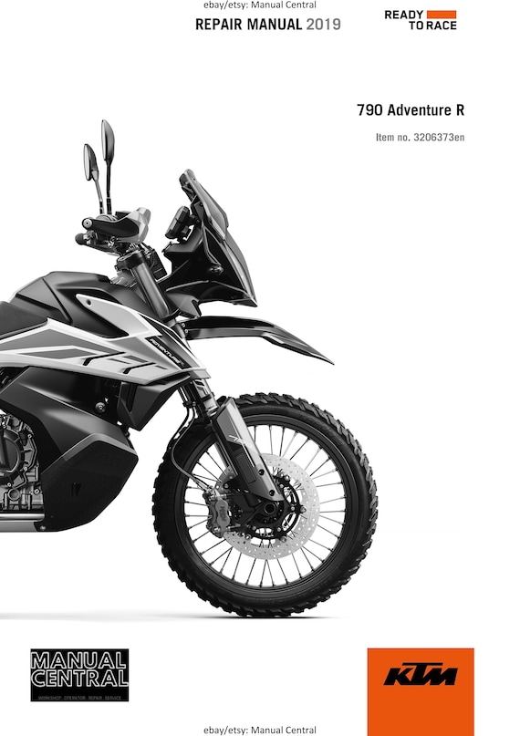 KTM 2019 - 790 Adventure R - Service Workshop Repair Manual