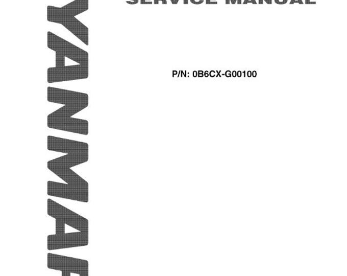 Yanmar Marine Engine - 6CX530 - Service Workshop Repair Manual