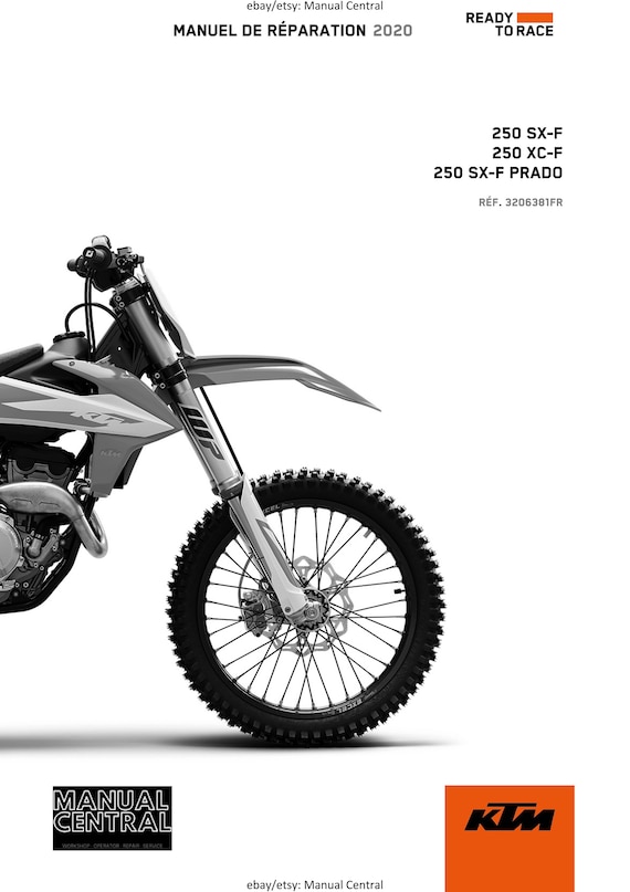 French Language - KTM 2020 - 250 Xc-f Sx-f Prado - Manuel De Reparation -  Service Workshop Repair Manual