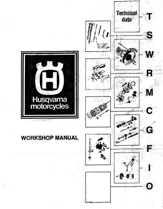 Husqvarna 1973 1974 1975 1976 1978 1979 2 Stroke Engine -  Workshop Service Repair Manual