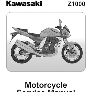 Kawasaki Z1000 2003 2004 2005 2006 - Workshop Service Repair Manual