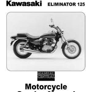 Kawasaki Eliminator 125 1998 to 2007 - Service Workshop Repair Manual