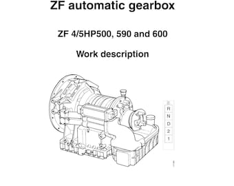 ZF Automatic Gearbox - 4 5 HP 500 590 600 - Work Description