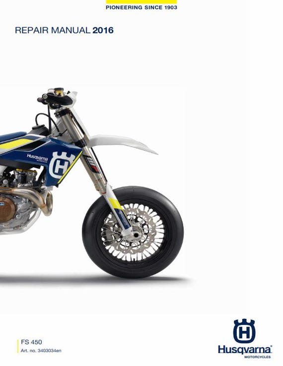 Husqvarna 2016 - FS 450 - Service Workshop Repair Manual