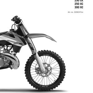 KTM 2016 - 250 300 SX XC- Service Workshop Repair Manual