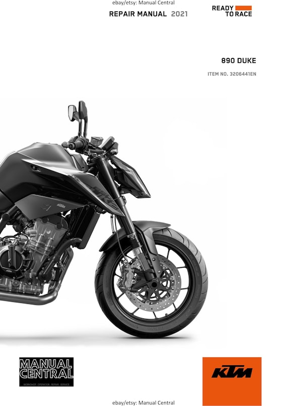 KTM 2021 - 890 Duke & L - Service Workshop Repair Manual