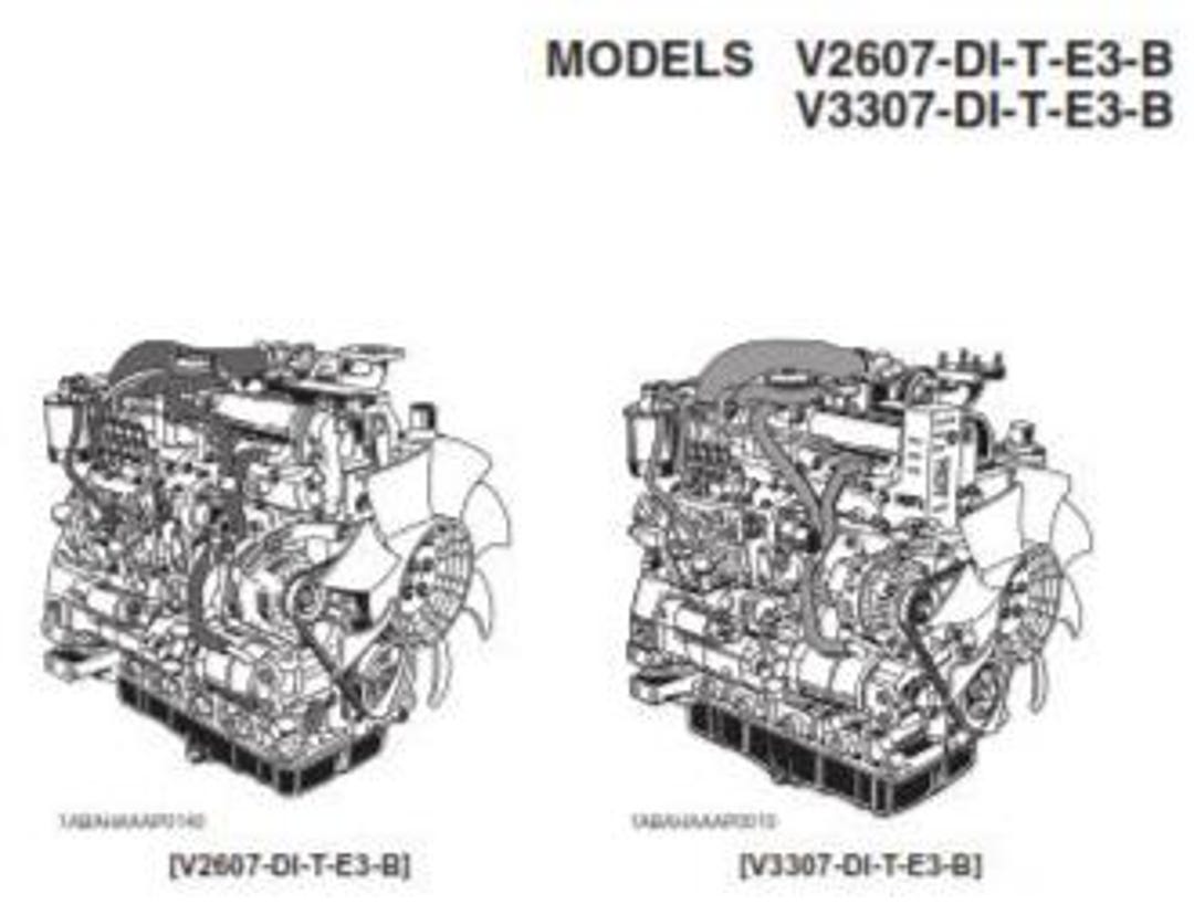 Kubota Diesel Engine - V2607-di-t-e3-b V3307-di-t-e3-b Operators Manual ...
