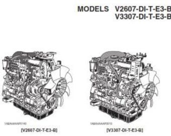 Kubota-dieselmotor - V2607-di-t-e3-b V3307-di-t-e3-b Gebruikershandleiding
