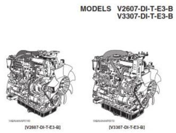 Kubota Diesel Engine - V2607-di-t-e3-b V3307-di-t-e3-b Operators Manual