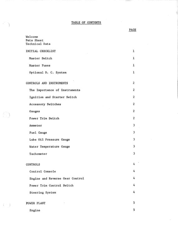 Bertram 24 - Owners Manual