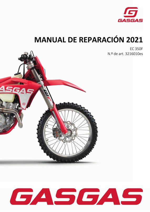 Spanish Language - Gasgas 2021 - EC 350F - Manual de Reparacion