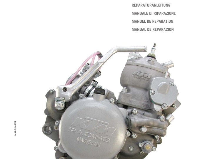 KTM 2004 to 2005 - 250 300 Sx Mxc Exc - Engine Service Workshop Repair Manual