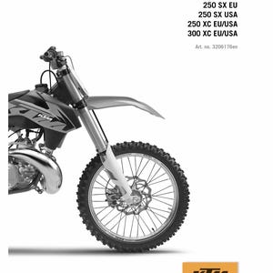 KTM 2013 - 250 300 SX XC - Workshop Service Repair Manuals