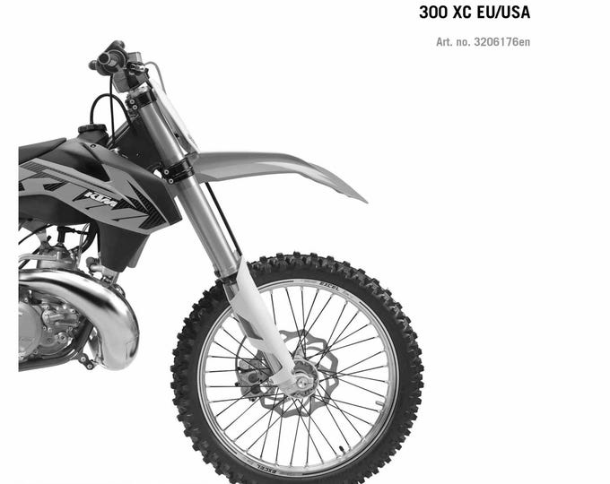 KTM 2013 - 250 300 SX XC - Workshop Service Repair Manuals