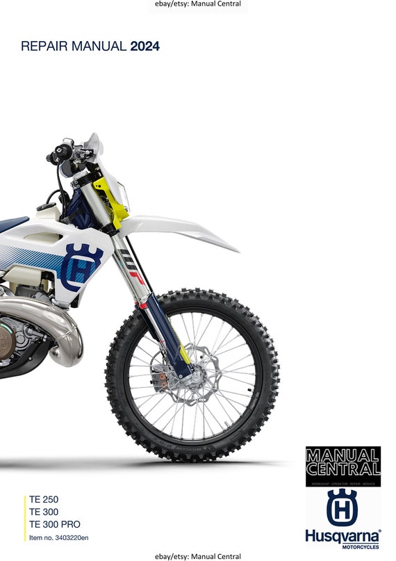 Husqvarna 2024 - TE 250 300 PRO - Service Workshop Repair Manual