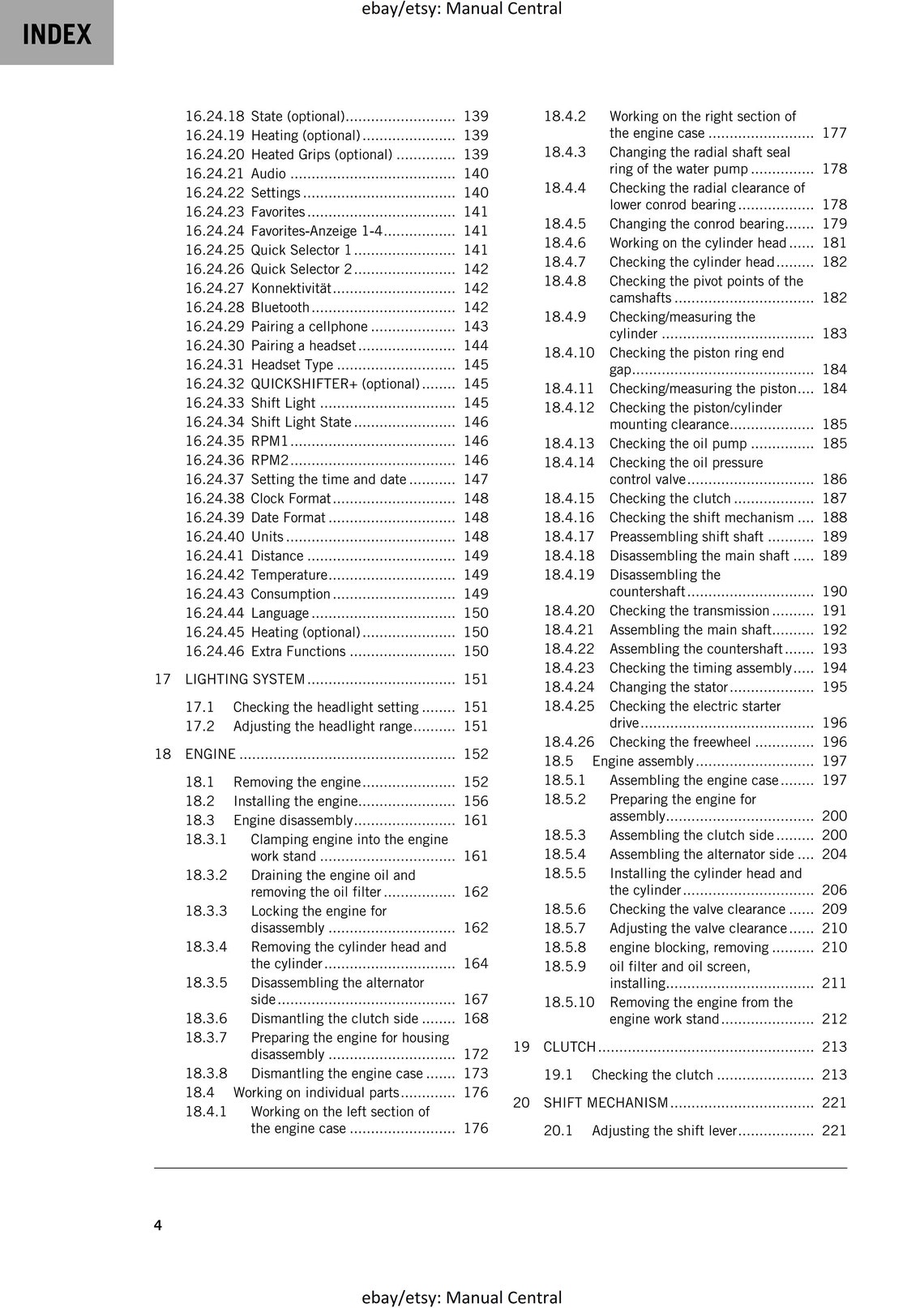 PDF KTM 2024 390 Duke Service Workshop Repair Manual - Etsy