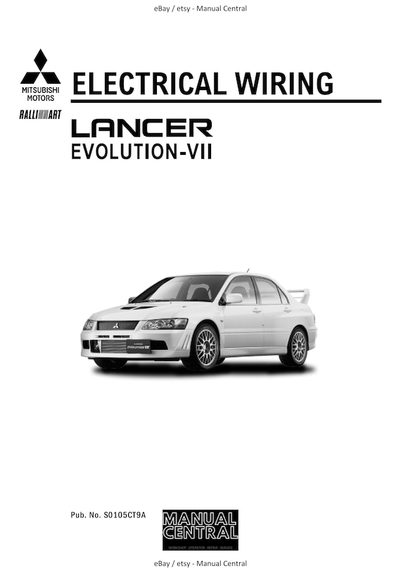 Mitsubishi Lancer Evolution Evo VII 7 - Electrical Wiring Diagrams