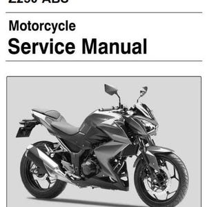 Kawasaki Z250 ABS 2013 2014 2015 - Workshop Service Repair Manual