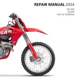 GasGas 2024 - MC 250F EX 250F - Service Workshop Repair Manual