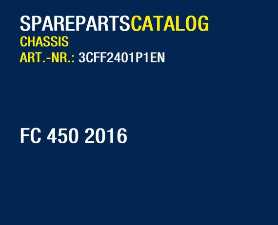 Husqvarna 2016 FC 450- Parts Manual Catalog