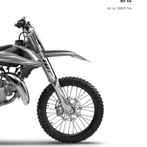 KTM 2018 - 85 SX - Service Workshop Repair Manual