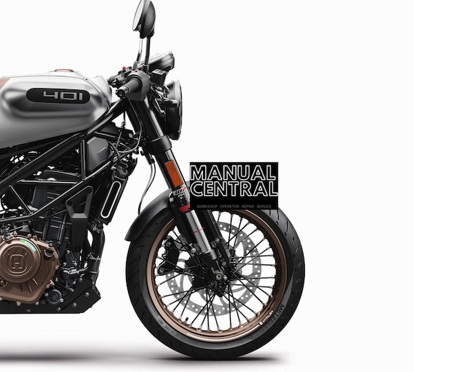 Husqvarna 2021 - Vitpilen 401 - Workshop Service Repair Manual