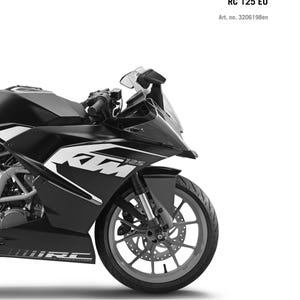KTM 2014 - RC 125 EU - Service Workshop Repair Manual