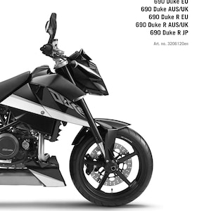 KTM 2011 - 690 DUKE R - Service Workshop Repair Manual