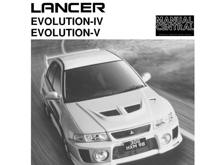 Mitsubishi Lancer Evolution Evo IV V 4 5 - Electrical Wiring Diagrams